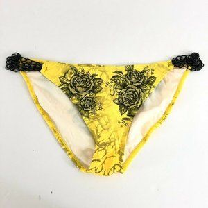Sinful by Affliction Bikini Bottom Chain Yellow L